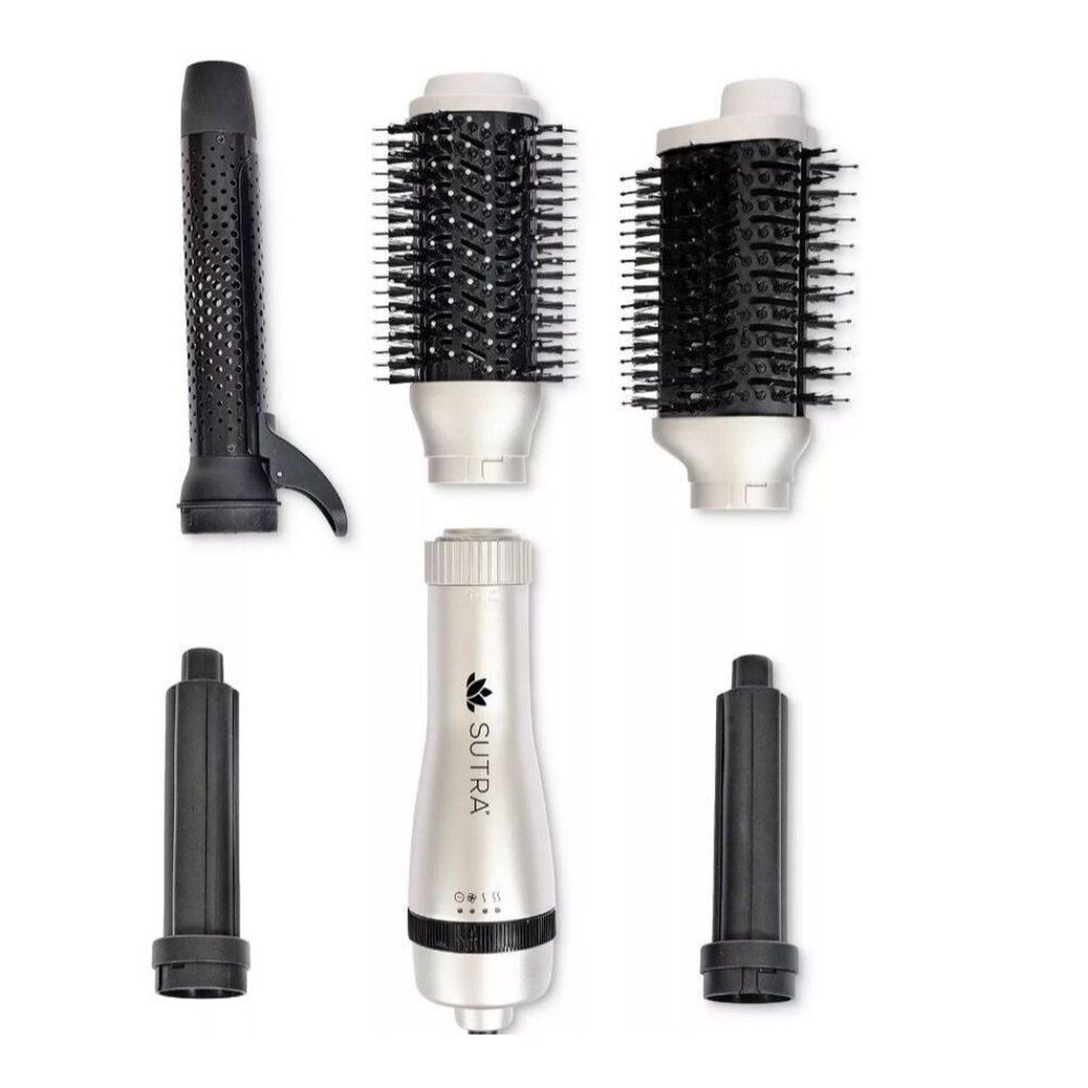 SUTRA BEAUTY 6PC iBOB bundle: interchangeable base, brush heads, curlers